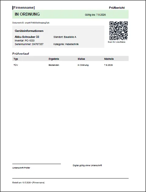 PDF Bericht